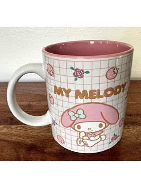Sanrio My Melody Floral Grid Mug 20oz